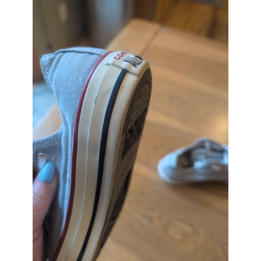 Converse Chuck Gray Canvas Taylor All Star Low Top Women's 6.5 Mens 4.5 Sneaker - Picture 7 of 8